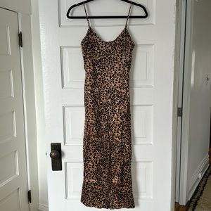 & Other Stories Leopard Slip Dress